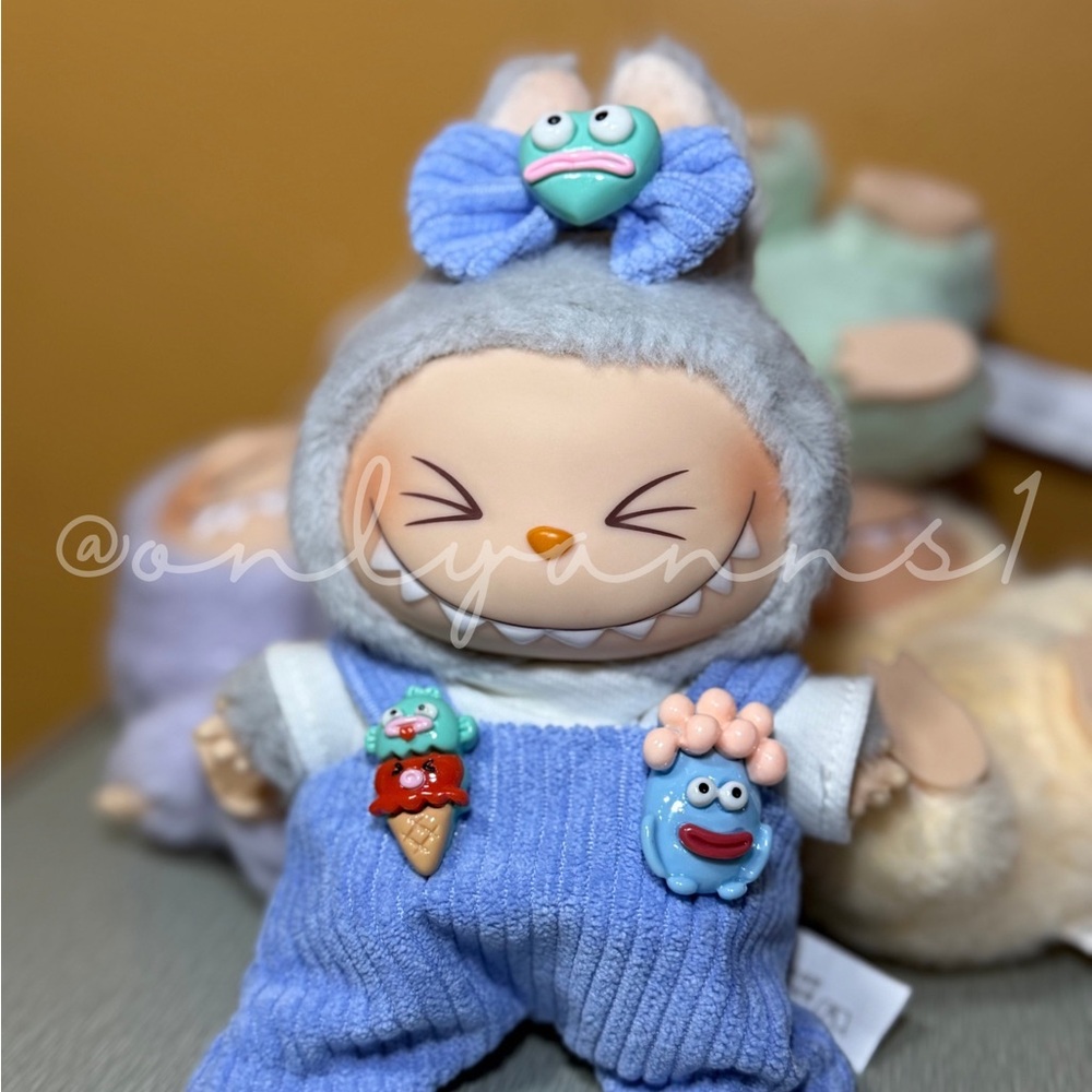 Labubu Clothes - Blue Overall